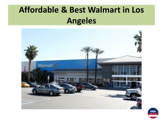 Affordable & Best Walmart in Los Angeles