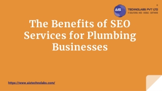 The Benefits of SEO Services for Plumbing Businesses