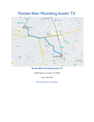 Rooter-Man Plumbing Austin TX