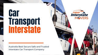 Car Transport Interstate | Interstate Movers