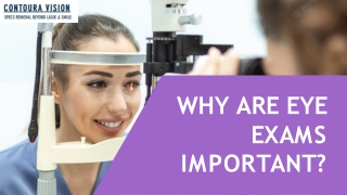 Why are eye exams important