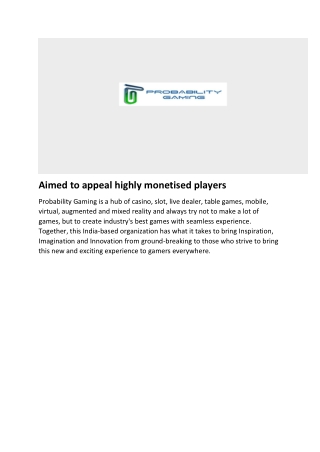 Aimed to appeal highly monetised players