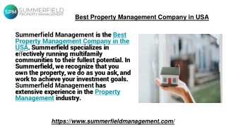 Best Property Management Company in USA