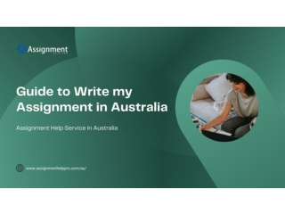 Guide to Write my Assignment in Australia