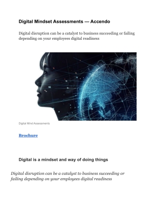 Digital Mindset Assessments — Accendo