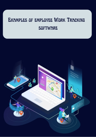 Examples of employee Work Tracking  software