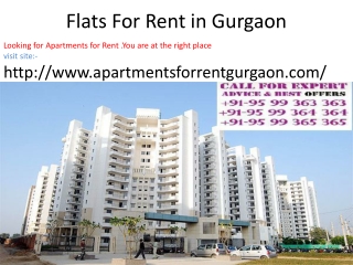 Flats for rent in gurgaon