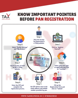 Know IMPORTANT POINTERS before PAN REGISTRATION