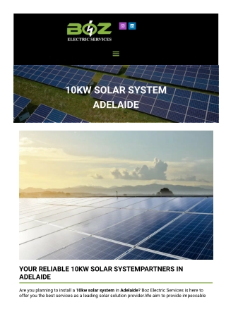 10kw Solar System Adelaide