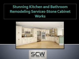 Stunning Kitchen and Bathroom Remodeling Services-Stone Cabinet Works