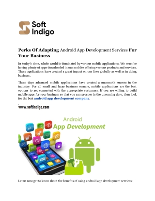 Android App Development Services _ Mobile App Development