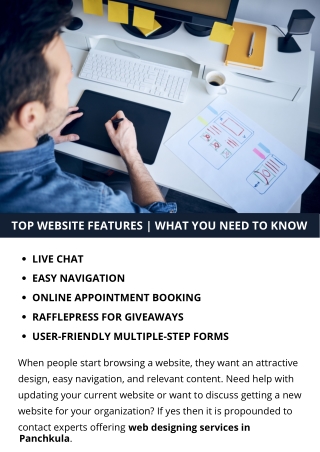 TOP WEBSITE FEATURES  WHAT YOU NEED TO KNOW