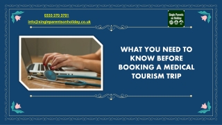 What You Need to Know Before Booking a Medical Tourism Trip