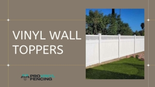 Vinyl Wall Toppers