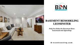 Basement Remodeling Leominster