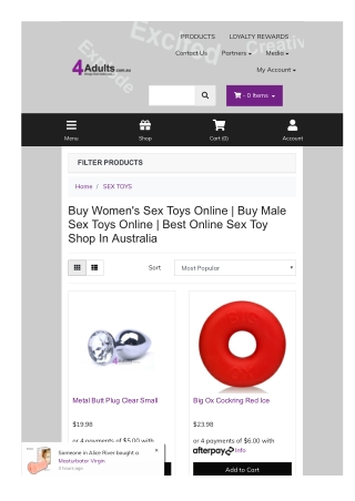 Discount Sex Toys Online For Women & Men In Australia