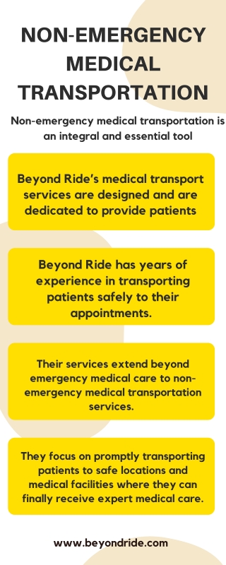 NON-EMERGENCY MEDICAL TRANSPORTATION - Info