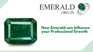 How Emerald can Influence your Professional Growth