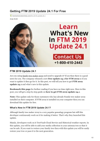 Getting FTM 2019 Update 24.1 For Free