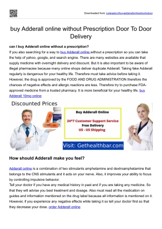 buy Adderall online without Prescription Door To Door Delivery