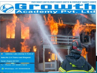 Get The Best Fire Safety Course in Patna by Growth Fire Safety