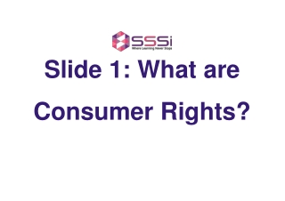 Economics and Consumer Rights