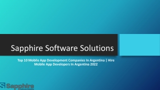 Top 10 Mobile App Development Companies In Argentina-Hire Mobile App Developers In Argentina 2022