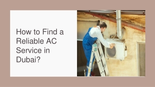 How to Find a Reliable AC Service in Dubai