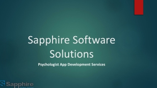 Psychologist App Development Services | Psychologist App Development