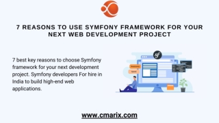 7 Reasons To Use Symfony Framework For Your Next Web Development Project