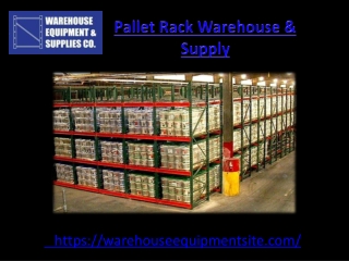 Pallet Rack Warehouse & Supply