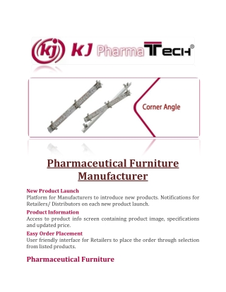 Pharmaceutical Furniture Manufacturer