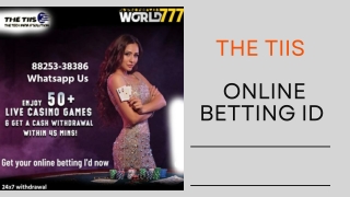 88253-38386 | Online Betting Id | The TIIS