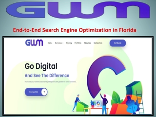 End-to-End Search Engine Optimization in Florida