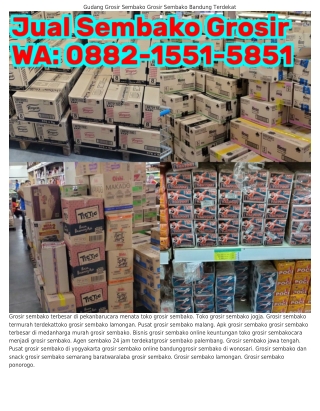 ౦88ᒿ~1551~5851 (WA) Rincian Modal Usaha Grosir Sembako Gudang Grosir Sembako Sur