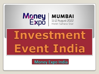 Investment Event India