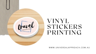 Professional Vinyl Stickers Printing Services to Market Your Business Efficiently