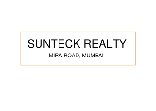 Sunteck Realty Mira Road Mumbai Brochure _ Price _ Location _ Floor Plans