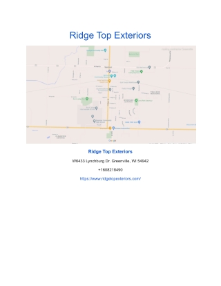 Ridge Top Exteriors