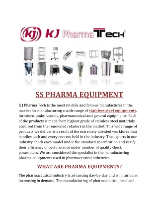 SS PHARMA EQUIPMENT