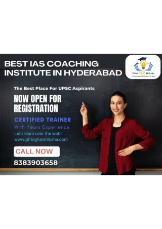 Best IAS coaching In Hyderabad|Ghargharshiksha