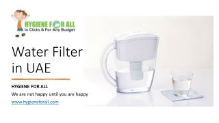 Water Filter in UAE​