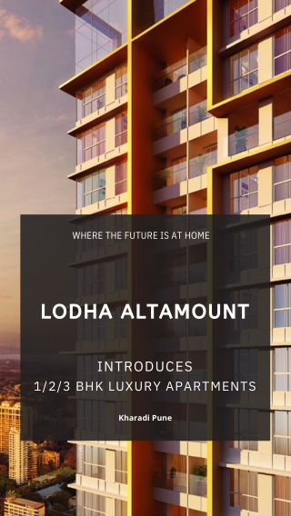 Lodha Altamount Kharadi Pune Brochure