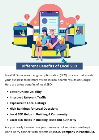 Different Benefits of Local SEO