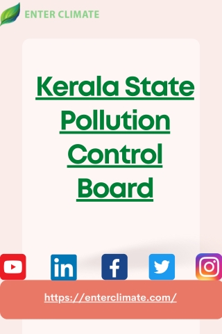 Kerala State Pollution Control Board Enterclimate
