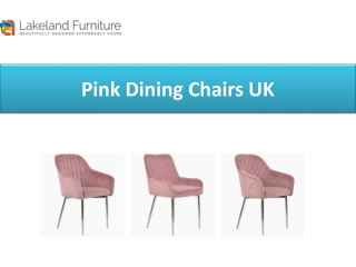 Pink Dining Chairs UK