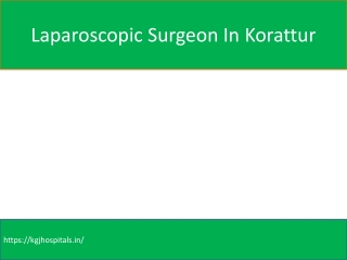 laparoscopic surgeon in korattur