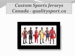 Custom Sports Jerseys Canada - qualitysport.ca