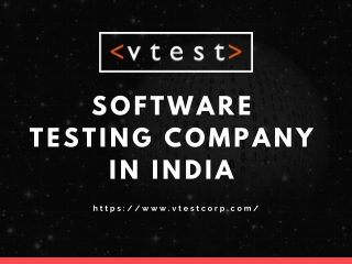 Software testing company in India