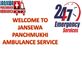 Jansewa Panchmukhi Ambulance Service in Chattarpur and Chanakyapuri provide On-time delivery of patients